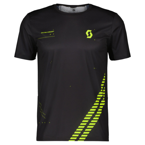 SCOTT - Shirt Men's RC Run Short Sleeves - Black/Yellow